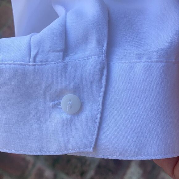 EUC Women’s Worthington Button Down Color Block Blouse Size XL - Picture 4 of 12